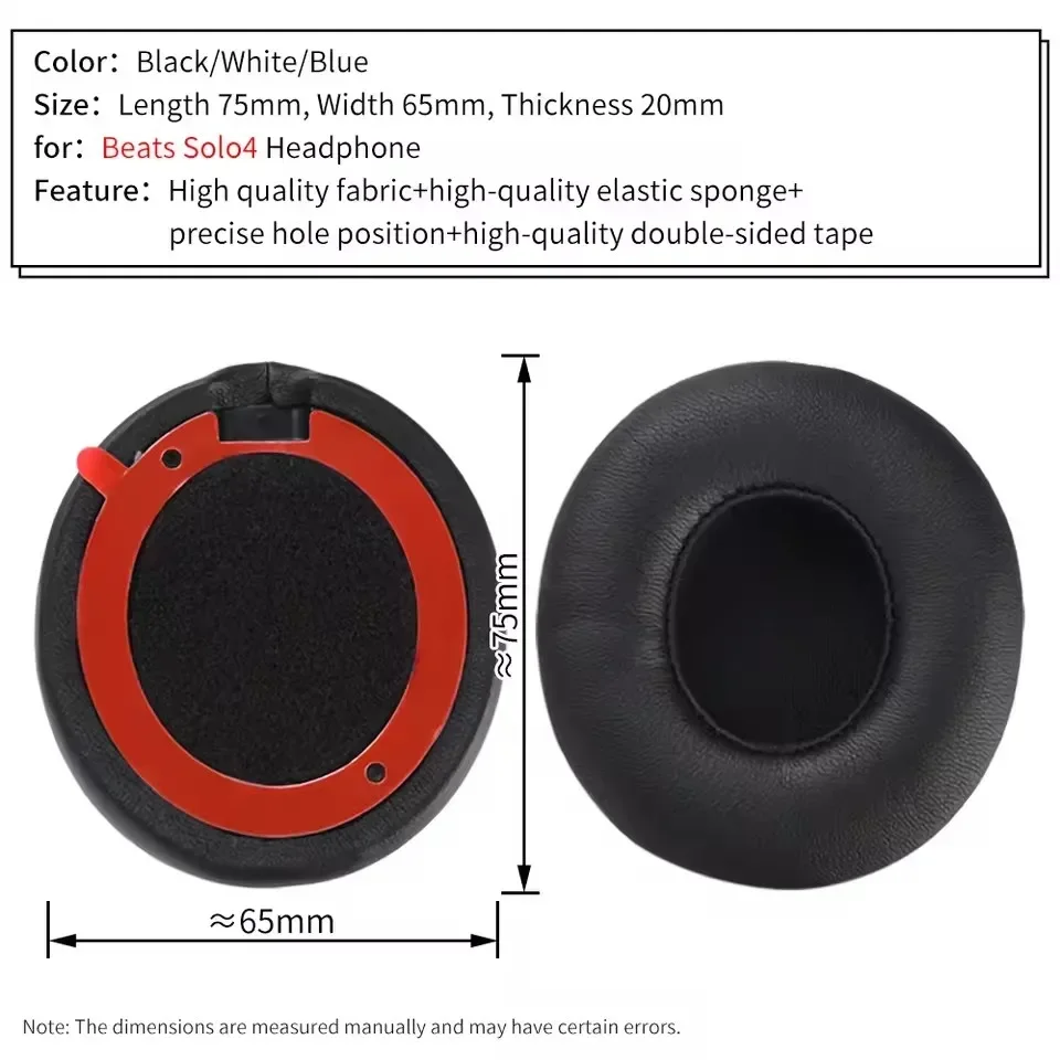 Beats Headphone Solo 4 - Earpads Suitable for Beats Solo 4