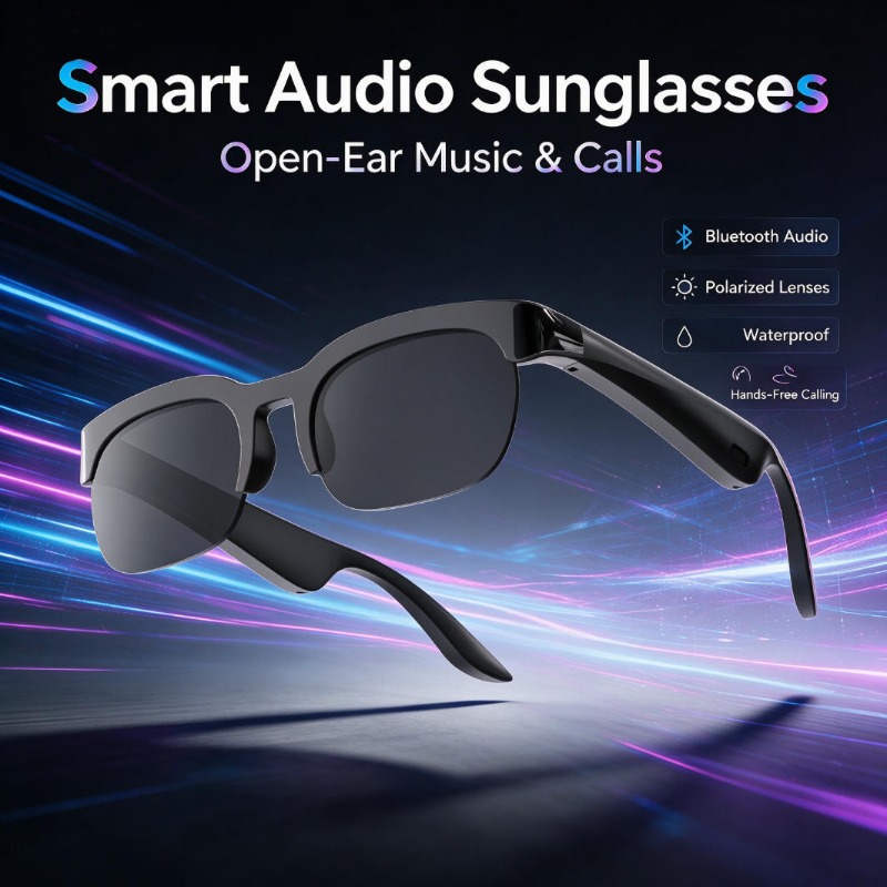 Smart Audio Sunglasses Open-Ea - Audio Music Voice review and price