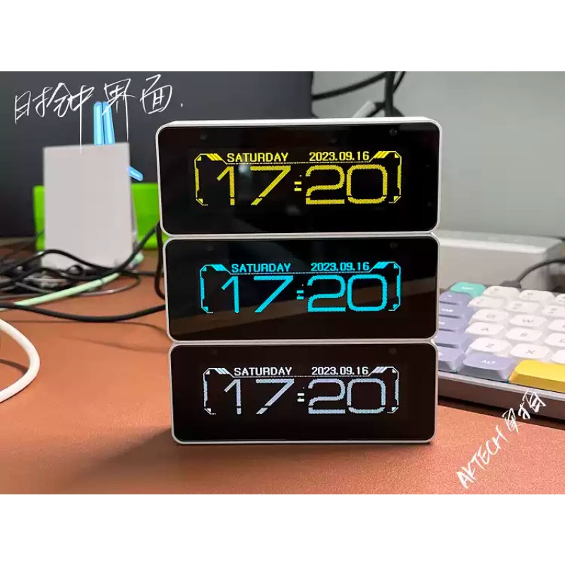 Everbright Store AK25664 Clock - Audio Music Visualizer review and price