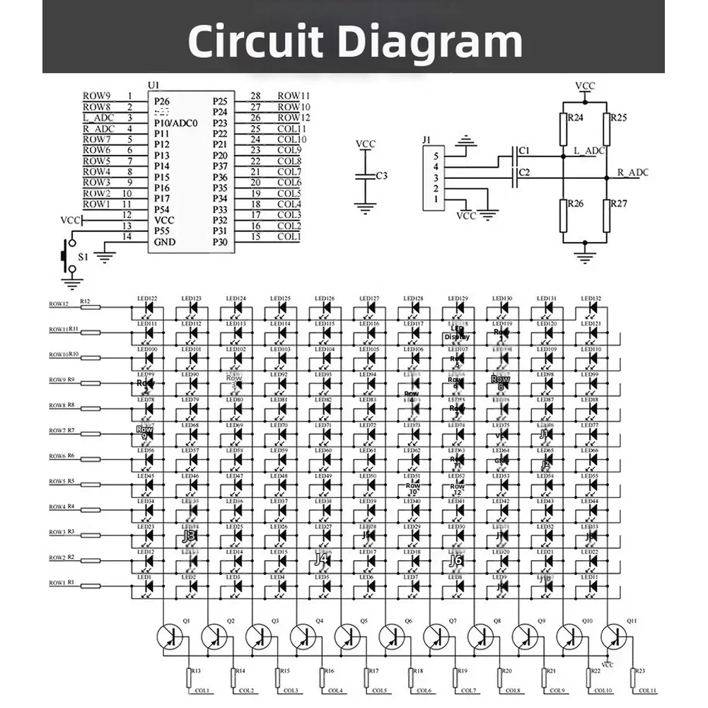 DIY LED Music Spectrum Display - Audio Music Visualizer review and price