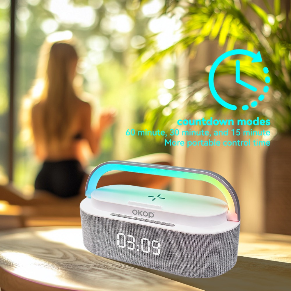 OKOP Bluetooth Speakers,6 in 1 - Audio Music Visualizer review and price