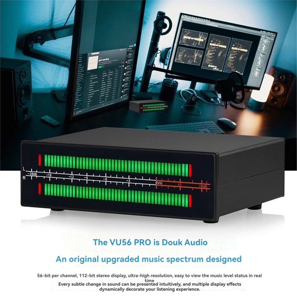 A40I VU56-PRO Dual Channel Mus - Audio Music Visualizer review and price