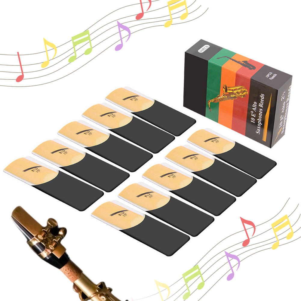 10 Pack Eb Alto Sax Saxophone  - Saxophone Reed Pack review and price