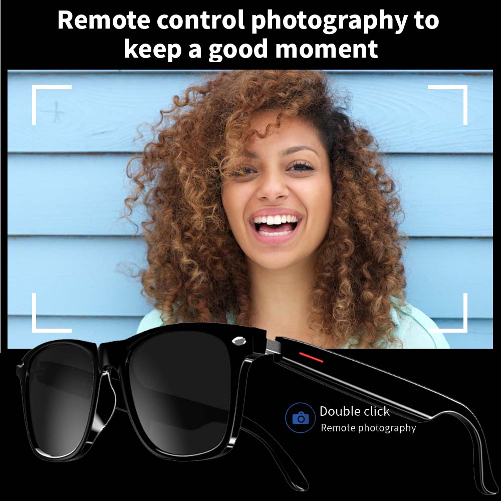 SENBONO E13 Smart Glasses:Blue - Audio Music Voice review and price