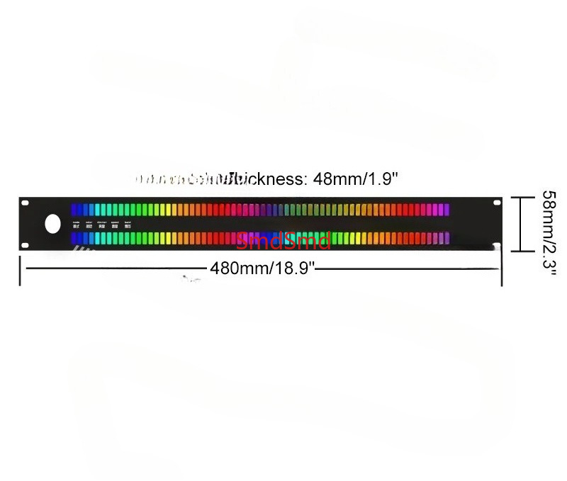 128-Light LED Music Spectrum D - Audio Music Visualizer review and price